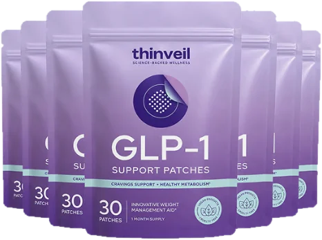 Thinveil GLP-1 Support Patches — sachets de 30 patchs